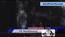 California High Speed Police Chase Armed DUI Driver High On Pills (KCAL)