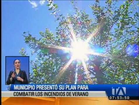 Municipio de Quito presentó plan para combatir incendios forestales