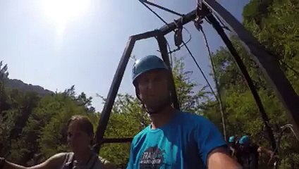 Hamoir - Attraction saut chute libre (Go Pro)