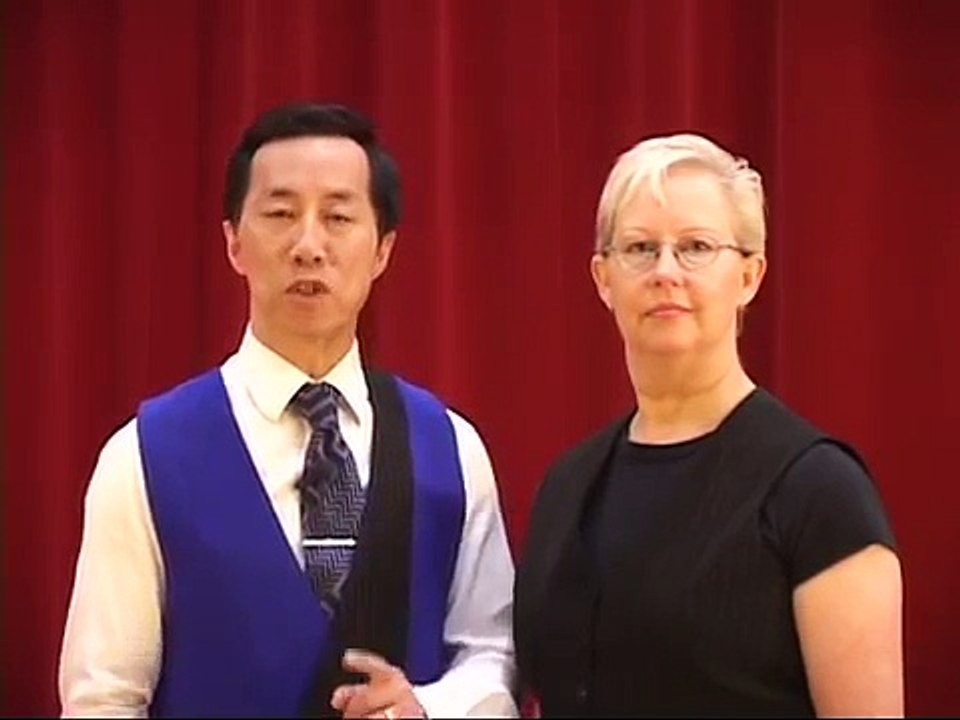 Gold Slow Foxtrot - Bounce Fallaway and Weave Ending Ballroom Dance Lesson