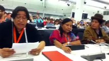 Amadeo Martínez en la Conferencia Mundial sobre Pueblos Indígenas