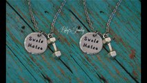 Riley5 Jewelry Personalized Hand Stamped Jewelry: Swole Mates
