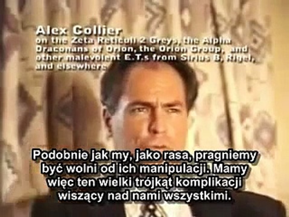 UFO - Alex Collier 1994 Private Interview 6/12 (napisy PL)