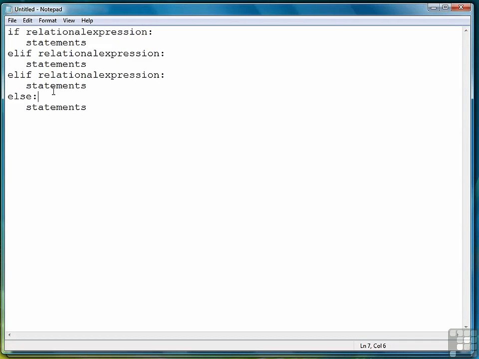 24. Python programming - if elif statement