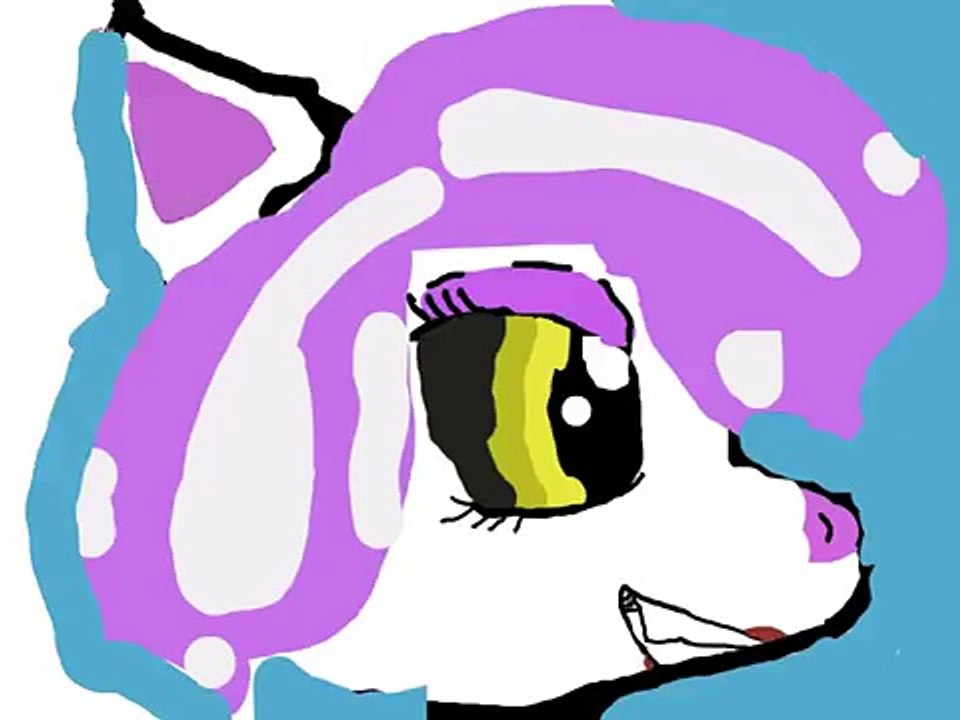How To Draw Mangle On Queeky Paint!