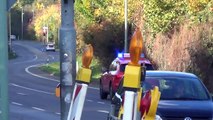 Einsatzfahrten zum Schweren Verkehrsunfall in Stolberg am 24.10.2013
