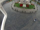 La Plaza San Martín vista desde un drone UAV Lima Perú