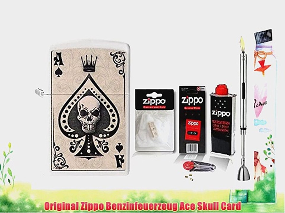 Zippo Feuerzeug Ace Skull Card Neu Spring 2014