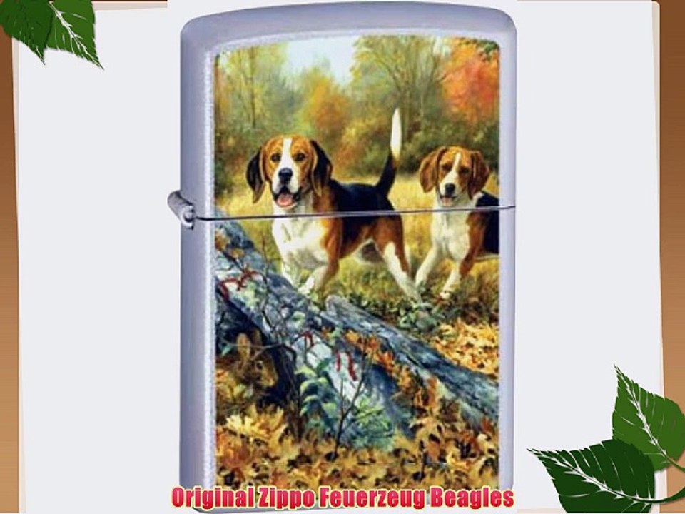 Original Zippo Feuerzeug Beagles
