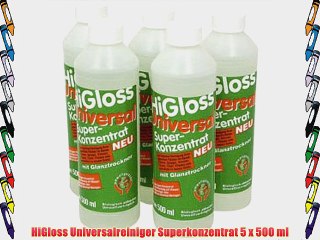 HiGloss Universalreiniger Superkonzentrat 5 x 500 ml