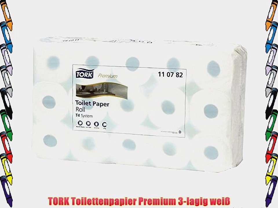 TORK Toilettenpapier Premium 3-lagig wei?