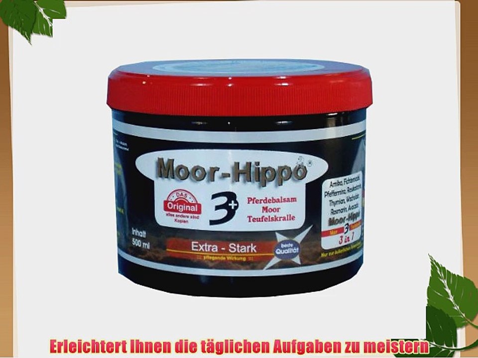 Moor - Hippo 3 Pferdebalsam mit Moor und Teufelskralle 500 ml