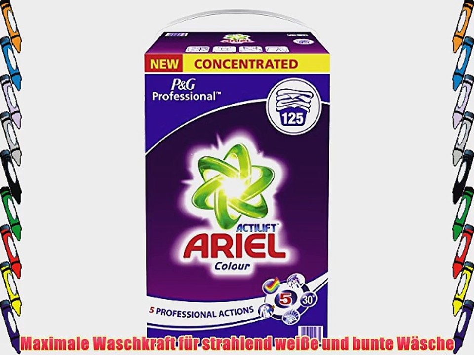 Ariel Professional Color Waschmittel Pulver 1er Pack (1 x 8.125 kg)