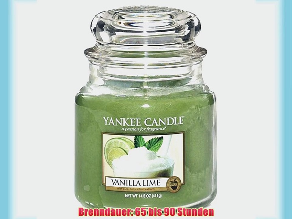 Yankee Candle Housewarmer Duftkerze Vanilla Lime Vanille und Limette gr?n M