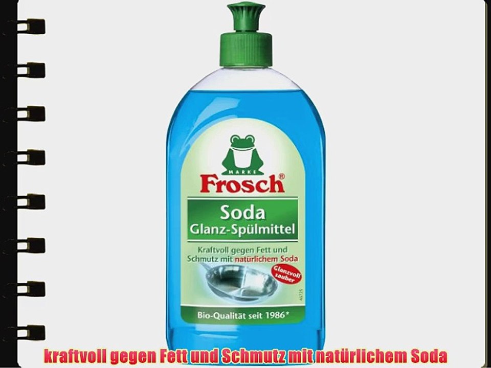 Frosch Soda Sp?lmittel 8er Pack (8 x 500 ml)