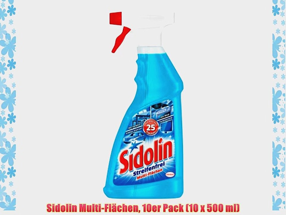 Sidolin Multi-Fl?chen 10er Pack (10 x 500 ml)
