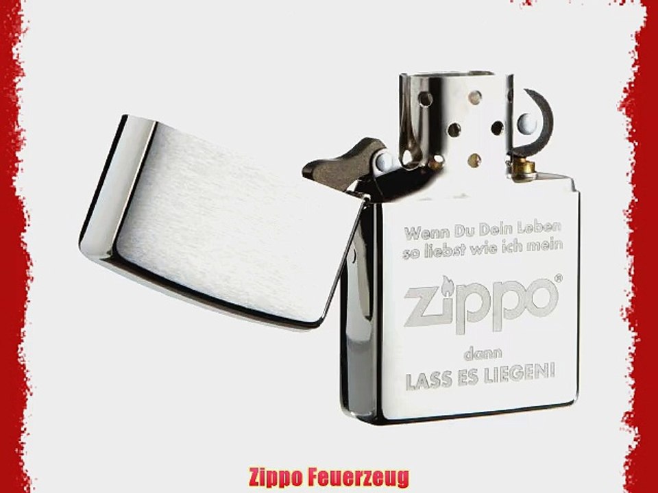 Zippo 1100019 Feuerzeug 200 Lass Es Liegen