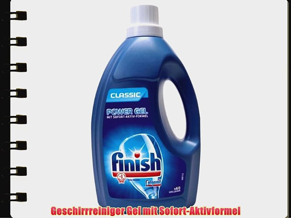 Finish/Calgonit Classic Power Gel Geschirrreiniger Gel (4 x 15 l)