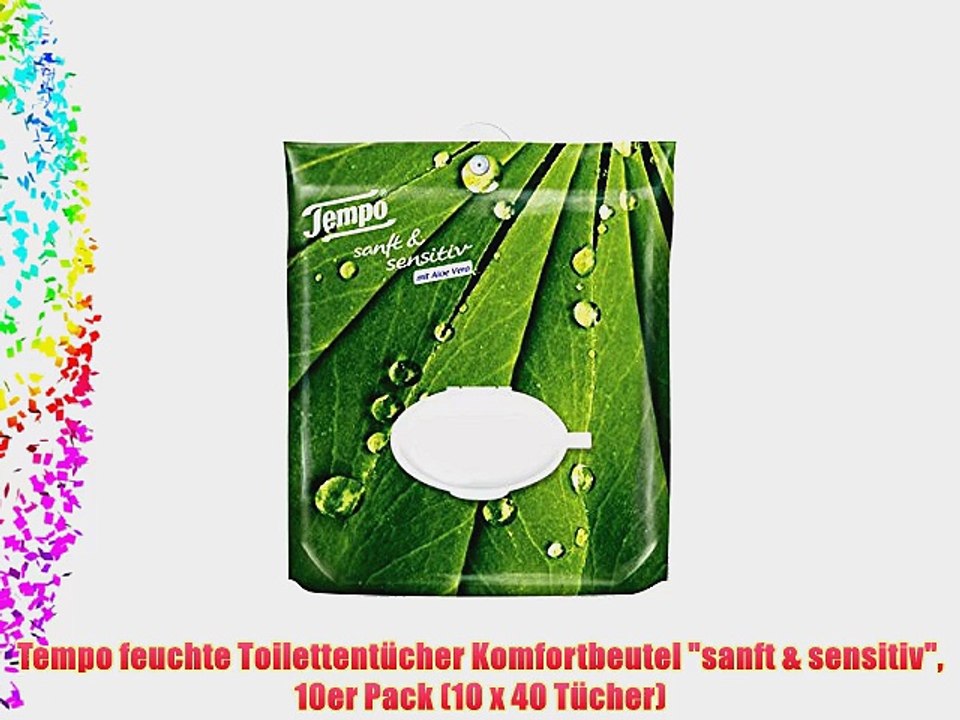 Tempo feuchte Toilettent?cher Komfortbeutel sanft