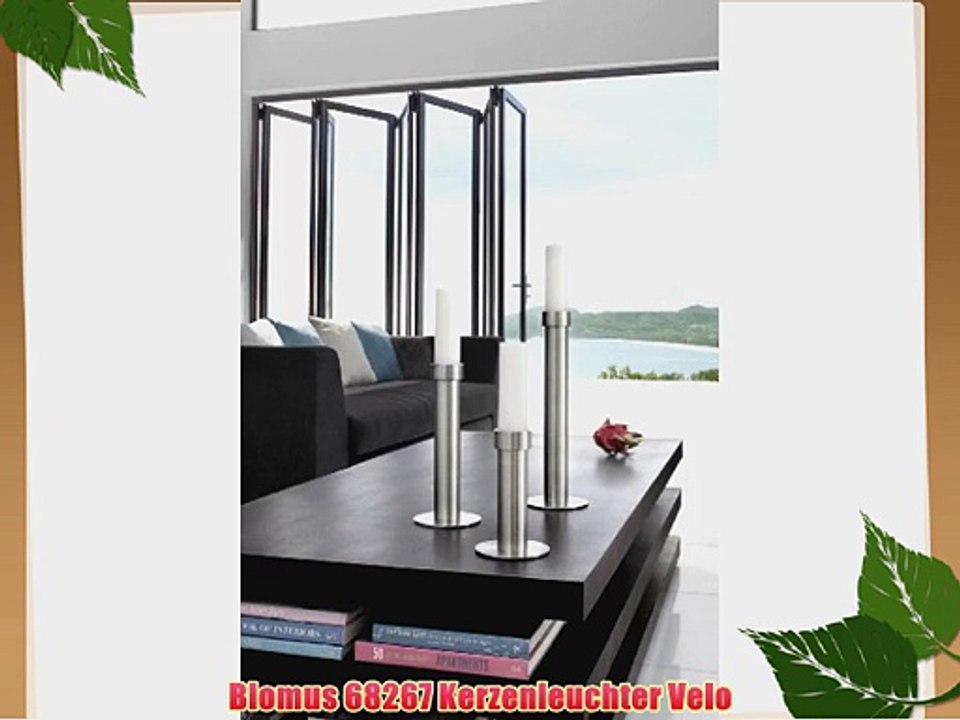 Blomus 68267 kerzenleuchter velo