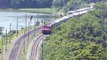AMAZING Train Route! TRAIN Curves Along Lake Kolavai : Indian Railways
