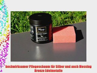 2 mal Hagerty Silver Foam Silberschaumreiniger je 185 g Pflegeschaumreiniger f?r Zinn/Silber/Edelstahl
