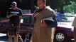 Evangelist Alan Hoyle preaching outside Charlotte abortion clinic