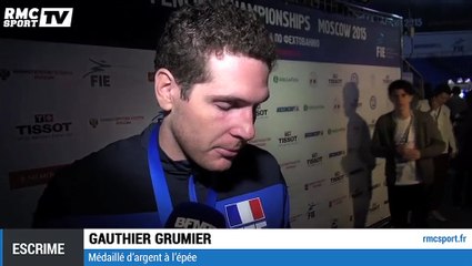 Escrime - Mondiaux : Grumier remporte la médaille d'argent