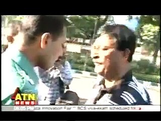 Bangladesh : Police Bashing of Opposition Chief Whip In Hartal- ATN News-06-07-2011.AVI