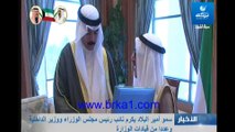 سمو الأمير يكرم وزير الداخلية الشيخ محمد الخالد بوشاح الكويت من الدرجة الأولى