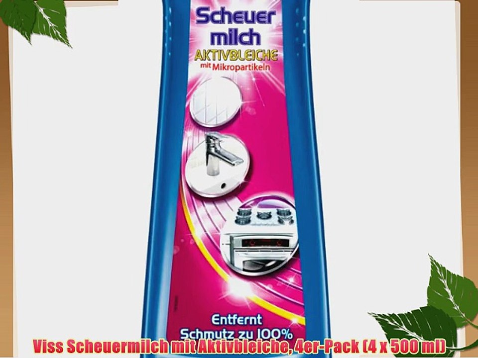 Viss Scheuermilch mit Aktivbleiche 4er-Pack (4 x 500 ml)