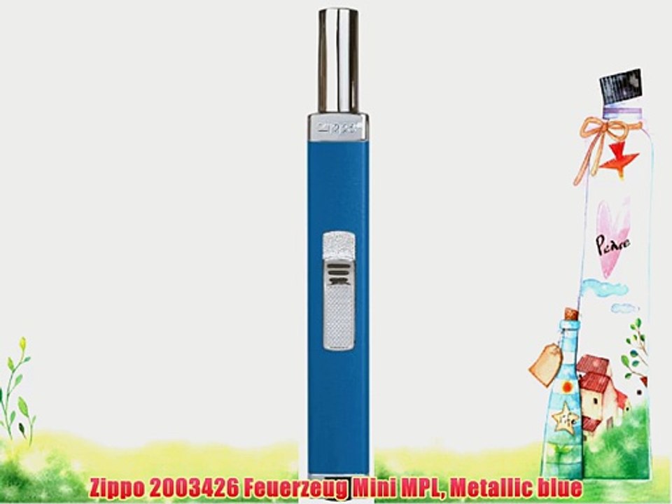 Zippo 2003426 Feuerzeug Mini MPL Metallic blue