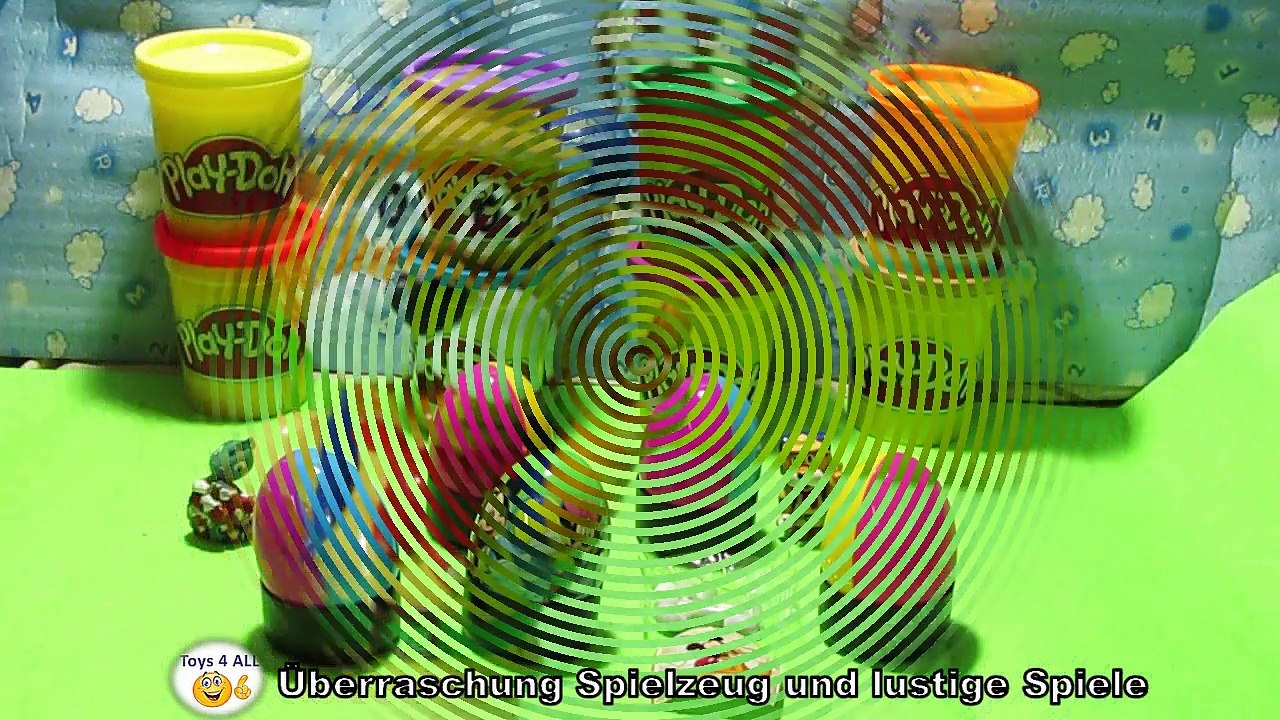 unbox-8-plastic-surprise-eggs-asterix-minnie-disney-play-doh-abrindo-8-kinder-ovo-surpresa-v1.1-de-alemao-falado