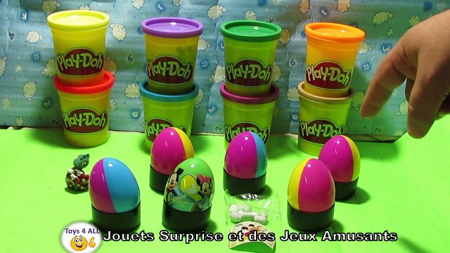 unbox-8-plastic-surprise-eggs-asterix-minnie-disney-play-doh-abrindo-8-kinder-ovo-surpresa-v1.1-fr-frances-falado