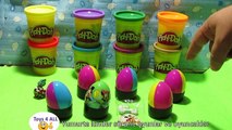 unbox-8-plastic-surprise-eggs-asterix-minnie-disney-play-doh-abrindo-8-kinder-ovo-surpresa-v1.1-tk-turco-falado