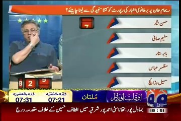 Hasan Nisar Bashed Media on Reham Khan’s fake degree news