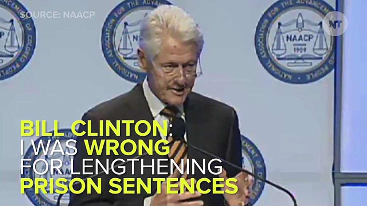 Clinton: 'I Was Wrong' On Criminal Justice Reform