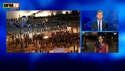 Grèce: manifestation violente devant le Parlement