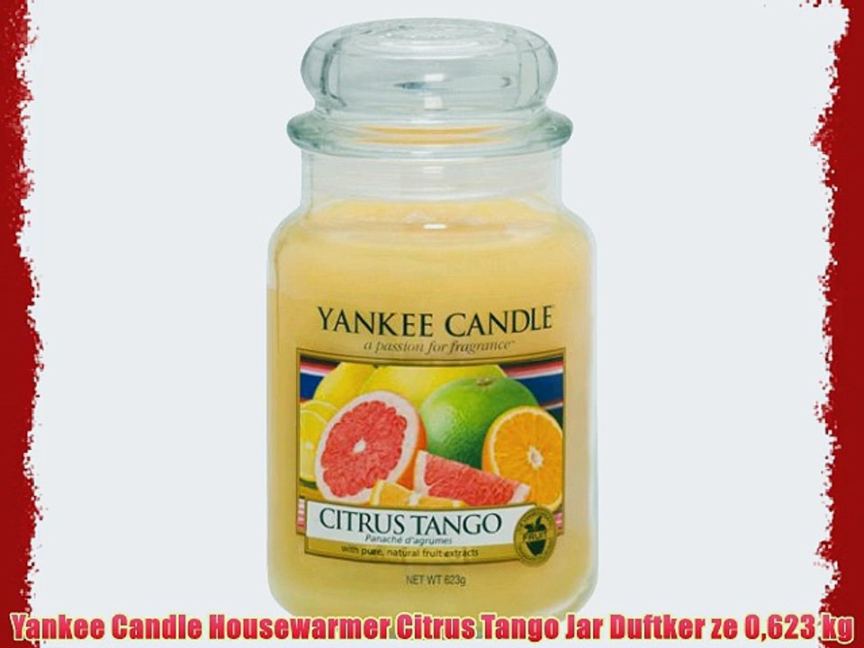 Yankee Candle Housewarmer Citrus Tango Jar Duftker ze 0623 kg