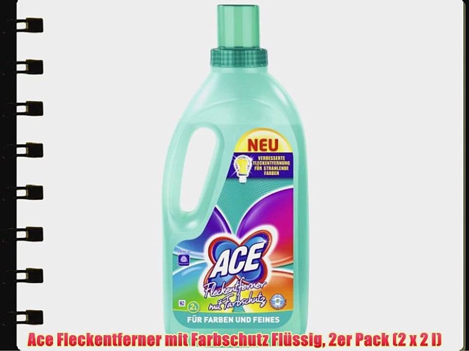 Ace Fleckentferner mit Farbschutz Fl?ssig 2er Pack (2 x 2 l)