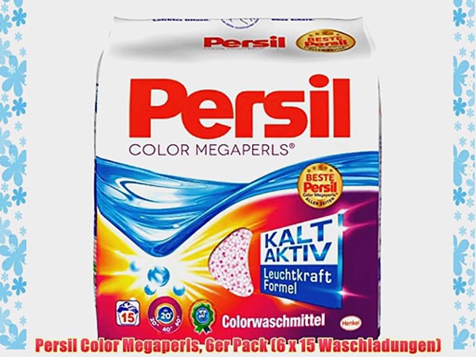 Persil Color Megaperls 6er Pack (6 x 15 Waschladungen)