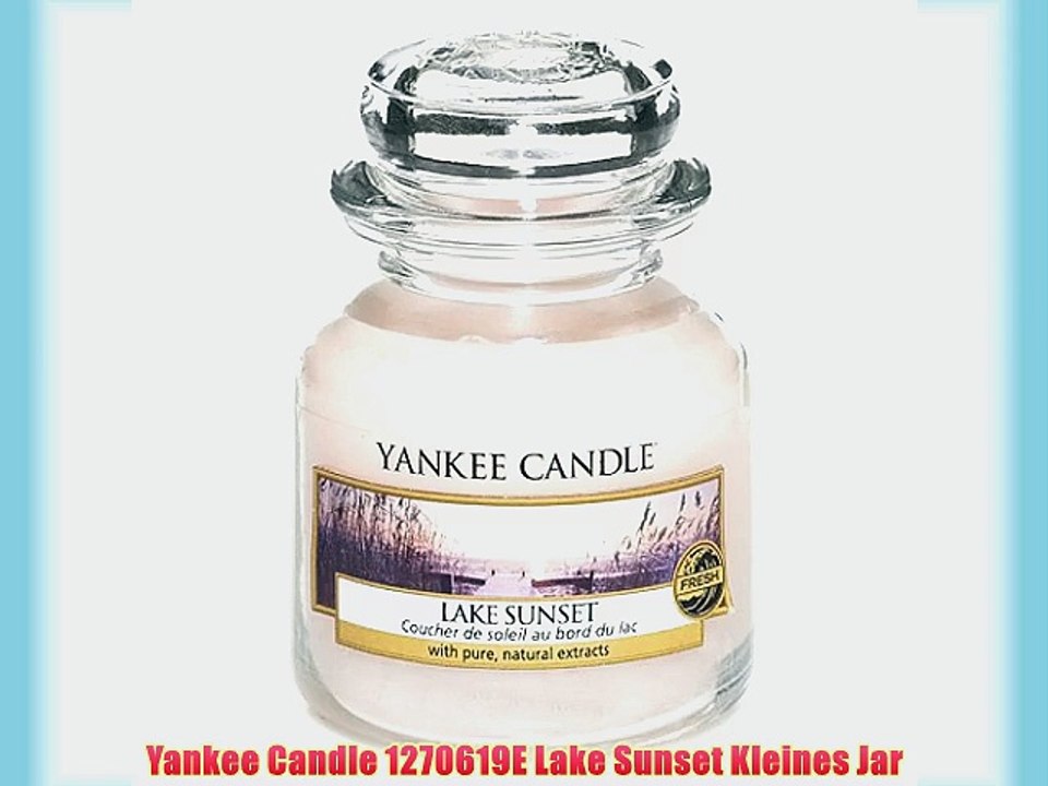 Yankee Candle 1270619E Lake Sunset Kleines Jar