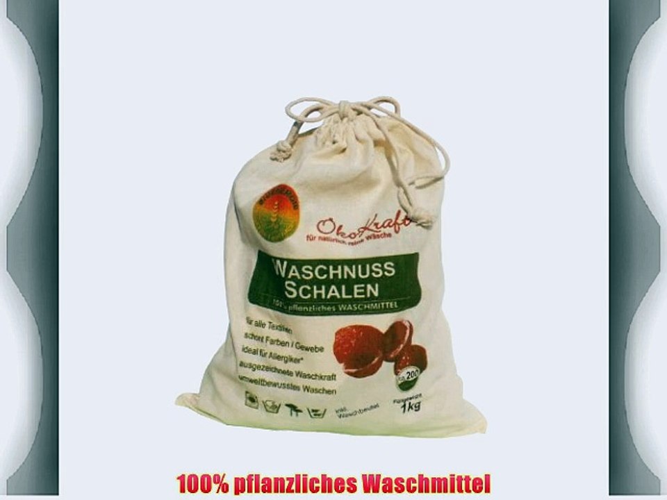 Bioenergie Indische Waschnuss-Schalen inklusive Waschbeutel 2er Pack (2 x 1 kg)