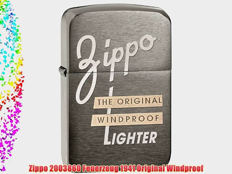 Zippo 2003860 Feuerzeug 1941 Original Windproof