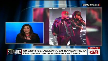 Rapero 50 Cent se declaró en bancarrota
