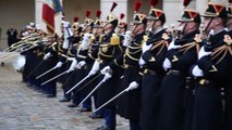 Ceremonie d accueil officiel a l hotel National des Invalides Pour Le president Martelly