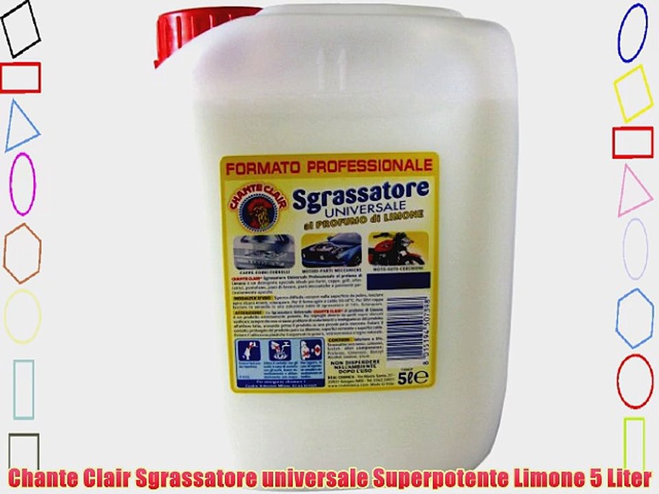 Chante Clair Sgrassatore universale Superpotente Limone 5 Liter
