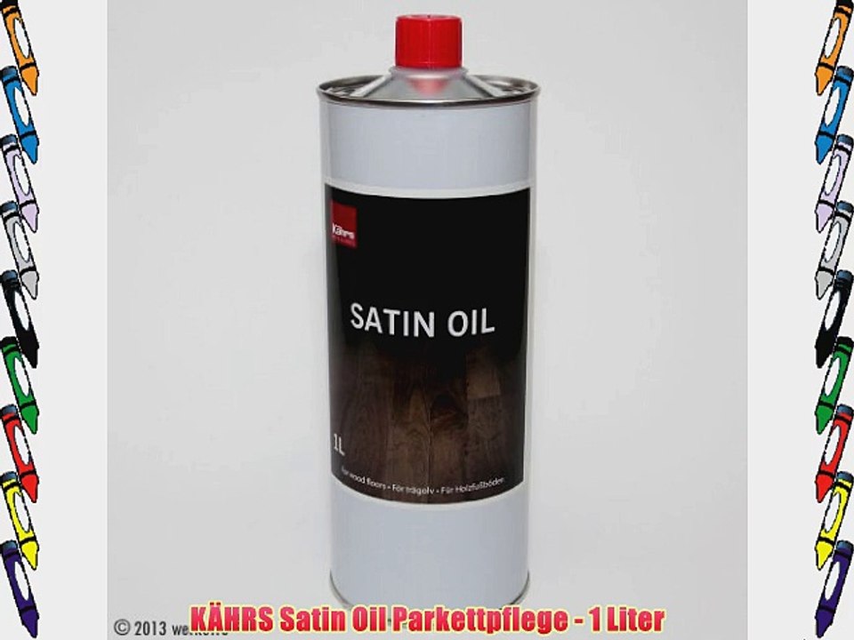 K?HRS Satin Oil Parkettpflege - 1 Liter