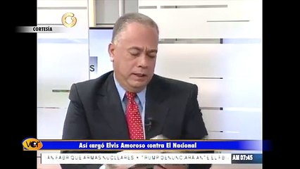 Así fue como Elvis Amoroso arremetió contra El Nacional