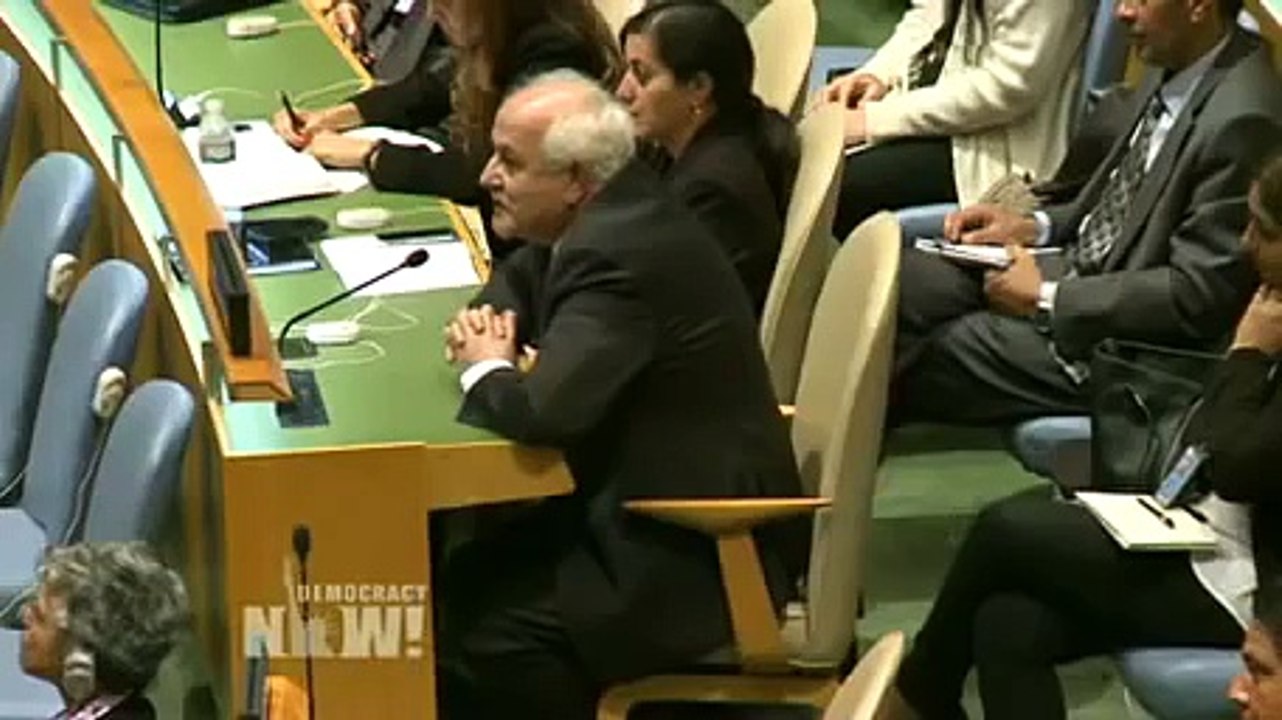 In U.N. Speech, Noam Chomsky Blasts United States for Supporting Israel, Blocking Palestinian State